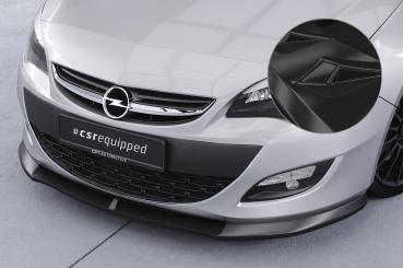 CSR Frontspoiler | Cup-Spoilerlippe mit ABE für Opel Astra J CSL311-G Glossy schwarz Hochglanz (keine Lackierung erforderlich)