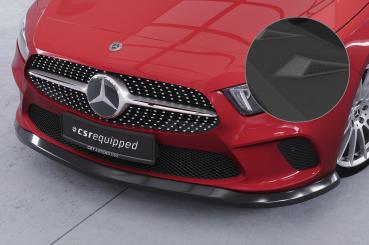 CSR Frontspoiler | Cup-Spoilerlippe mit ABE für Mercedes-Benz A-Klasse W177 CSL312-S strukturiert schwarz matt (keine Lackierung erforderlich)