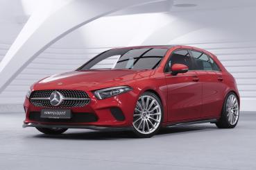 CSR Frontspoiler | Cup-Spoilerlippe mit ABE für Mercedes-Benz A-Klasse W177 CSL312-G Glossy schwarz Hochglanz (keine Lackierung erforderlich)