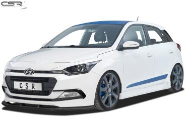 CSR Frontspoiler | Cup-Spoilerlippe mit ABE für Hyundai I20 GB CSL313-C Carbon Look Hochglanz (keine Lackierung erforderlich)