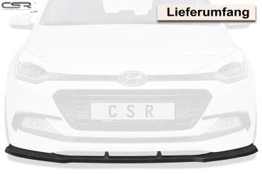 CSR Frontspoiler | Cup-Spoilerlippe mit ABE für Hyundai I20 GB CSL313-C Carbon Look Hochglanz (keine Lackierung erforderlich)