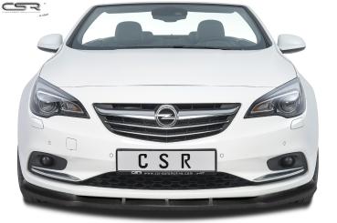 CSR Frontspoiler | Cup-Spoilerlippe mit ABE für Opel Cascada CSL314-G Glossy schwarz Hochglanz (keine Lackierung erforderlich)