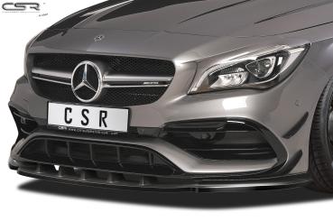 CSR Frontspoiler | Cup-Spoilerlippe mit ABE für Mercedes-Benz CLA 45 AMG / A 45 AMG CSL315-G Glossy schwarz Hochglanz (keine Lackierung erforderlich)