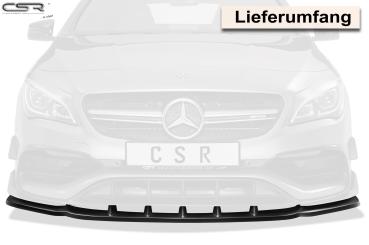 CSR Frontspoiler | Cup-Spoilerlippe mit ABE für Mercedes-Benz CLA 45 AMG / A 45 AMG 117 CSL315-L Lackierung erforderlich (unlackiert roh)