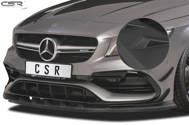 CSR Frontspoiler | Cup-Spoilerlippe mit ABE für Mercedes-Benz CLA 45 AMG / A 45 AMG 117 CSL315-L Lackierung erforderlich (unlackiert roh)