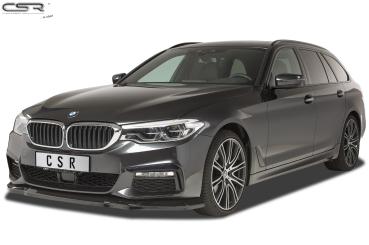 CSR Frontspoiler | Cup-Spoilerlippe mit ABE für BMW 5er G30/G31 M-Paket CSL316-S strukturiert schwarz matt (keine Lackierung erforderlich)