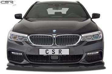 CSR Frontspoiler | Cup-Spoilerlippe mit ABE für BMW 5er G30/G31 M-Paket CSL316-S strukturiert schwarz matt (keine Lackierung erforderlich)