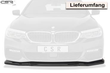 CSR Frontspoiler | Cup-Spoilerlippe mit ABE für BMW 5er G30/G31 M-Paket CSL316-S strukturiert schwarz matt (keine Lackierung erforderlich)