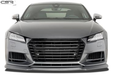 CSR Frontspoiler | Cup-Spoilerlippe mit ABE für Audi TTS FV/8S CSL320-G Glossy schwarz Hochglanz (keine Lackierung erforderlich)