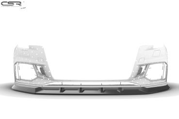CSR Frontspoiler | Cup-Spoilerlippe mit ABE für Audi RS3 8V CSL322-C Carbon Look Hochglanz (keine Lackierung erforderlich)