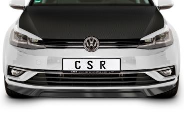 CSR Frontspoiler | Cup-Spoilerlippe mit ABE für VW Golf 7 CSL324-G Glossy schwarz Hochglanz (keine Lackierung erforderlich)