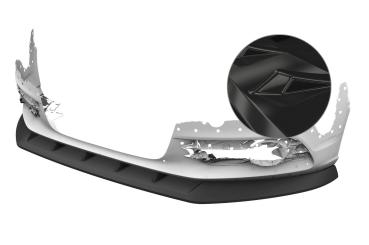 CSR Frontspoiler | Cup-Spoilerlippe mit ABE für Audi A6 C7 4G CSL325-G Glossy schwarz Hochglanz (keine Lackierung erforderlich)