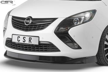 CSR Frontspoiler | Cup-Spoilerlippe mit ABE für Opel Zafira C CSL326-G Glossy schwarz Hochglanz (keine Lackierung erforderlich)