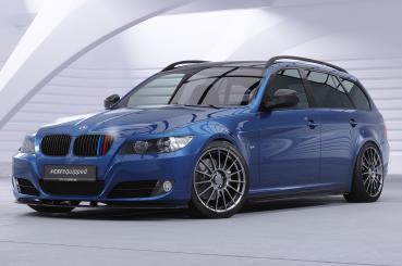 CSR Frontspoiler | Cup-Spoilerlippe mit ABE für BMW E90 / E91 LCI CSL327-L Lackierung erforderlich (unlackiert roh)