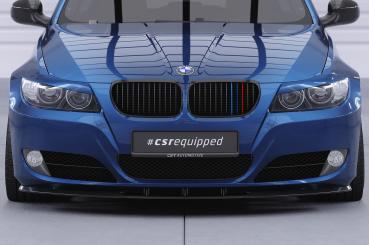 CSR Frontspoiler | Cup-Spoilerlippe mit ABE für BMW E90 / E91 LCI CSL327-L Lackierung erforderlich (unlackiert roh)