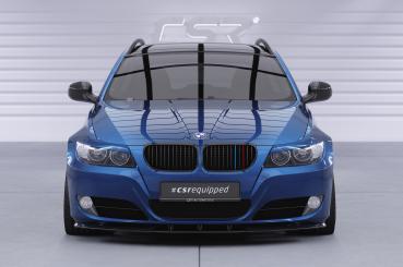 CSR Frontspoiler | Cup-Spoilerlippe mit ABE für BMW E90 / E91 LCI CSL327-L Lackierung erforderlich (unlackiert roh)