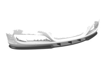 CSR Frontspoiler | Cup-Spoilerlippe mit ABE für BMW E90 / E91 LCI CSL327-L Lackierung erforderlich (unlackiert roh)
