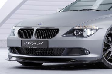 CSR Frontspoiler | Cup-Spoilerlippe mit ABE für BMW 6er E63/E64 LCI CSL329-G Glossy schwarz Hochglanz (keine Lackierung erforderlich)