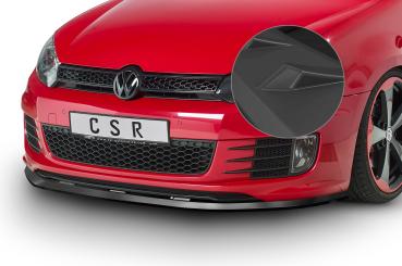 CSR Frontspoiler | Cup-Spoilerlippe mit ABE für VW Golf 6 GTI/GTD CSL339-L Lackierung erforderlich (unlackiert roh)