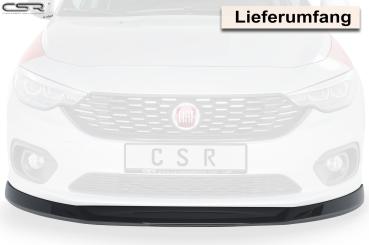 CSR Frontspoiler | Cup-Spoilerlippe mit ABE für Fiat Tipo (Typ 356) CSL344-G Glossy schwarz Hochglanz (keine Lackierung erforderlich)
