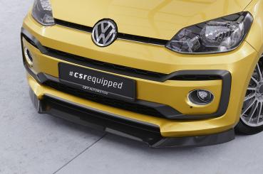 CSR Frontspoiler | Cup-Spoilerlippe mit ABE für VW up! CSL353-C Carbon Look Hochglanz (keine Lackierung erforderlich)