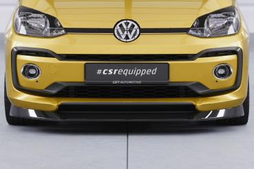 CSR Frontspoiler | Cup-Spoilerlippe mit ABE für VW up! CSL353-C Carbon Look Hochglanz (keine Lackierung erforderlich)