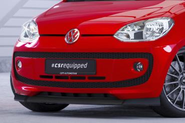 CSR Frontspoiler | Cup-Spoilerlippe mit ABE für VW up! CSL354-G Glossy schwarz Hochglanz (keine Lackierung erforderlich)