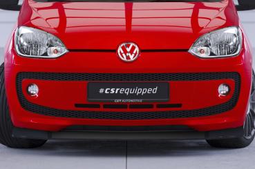 CSR Frontspoiler | Cup-Spoilerlippe mit ABE für VW up! CSL354-G Glossy schwarz Hochglanz (keine Lackierung erforderlich)