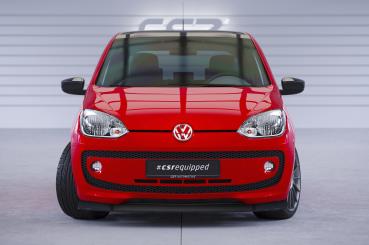 CSR Frontspoiler | Cup-Spoilerlippe mit ABE für VW up! CSL354-G Glossy schwarz Hochglanz (keine Lackierung erforderlich)