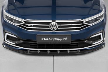 CSR Frontspoiler | Cup-Spoilerlippe mit ABE für VW Passat B8 Typ 3G CSL358-C Carbon Look Hochglanz (keine Lackierung erforderlich)