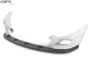 CSR Frontspoiler | Cup-Spoilerlippe mit ABE für BMW 5er E60 / E61 CSL361-S strukturiert schwarz matt (keine Lackierung erforderlich)