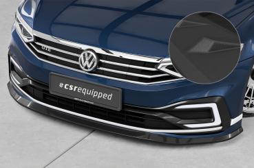 CSR Frontspoiler | Cup-Spoilerlippe mit ABE für VW Passat B8 Typ 3G CSL362-S strukturiert schwarz matt (keine Lackierung erforderlich)