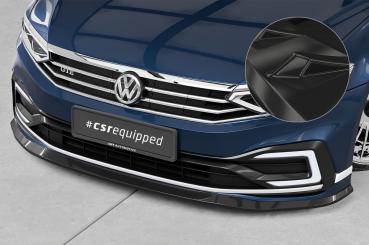 CSR Frontspoiler | Cup-Spoilerlippe mit ABE für VW Passat B8 Typ 3G CSL362-G Glossy schwarz Hochglanz (keine Lackierung erforderlich)