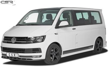 CSR Frontspoiler | Cup-Spoilerlippe mit ABE für VW T6 Bus CSL365-C Carbon Look Hochglanz (keine Lackierung erforderlich)
