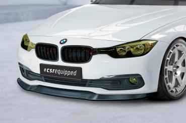 CSR Frontspoiler | Cup-Spoilerlippe mit ABE für BMW 3er F30/F31 CSL366-G Glossy schwarz Hochglanz (keine Lackierung erforderlich)