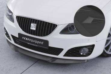 CSR Frontspoiler | Cup-Spoilerlippe mit ABE für Seat Exeo 3R CSL369-S strukturiert schwarz matt (keine Lackierung erforderlich)