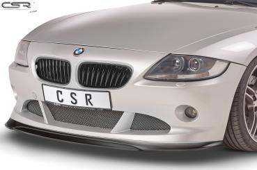 CSR Frontspoiler | Cup-Spoilerlippe mit ABE für BMW Z4 E85 CSL370-G Glossy schwarz Hochglanz (keine Lackierung erforderlich)