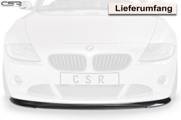 CSR Frontspoiler | Cup-Spoilerlippe mit ABE für BMW Z4 E85 CSL370-S strukturiert schwarz matt (keine Lackierung erforderlich)