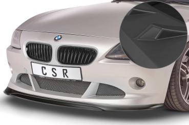 CSR Frontspoiler | Cup-Spoilerlippe mit ABE für BMW Z4 E85 CSL370-L Lackierung erforderlich (unlackiert roh)