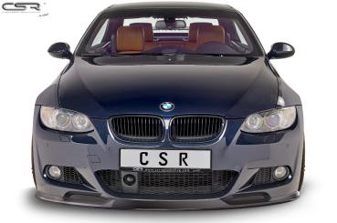 CSR Frontspoiler | Cup-Spoilerlippe mit ABE für BMW 3er E92/E93 M-Paket CSL372-G Glossy schwarz Hochglanz (keine Lackierung erforderlich)
