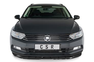 CSR Frontspoiler | Cup-Spoilerlippe mit ABE für VW Passat B8 Typ 3G CSL374-C Carbon Look Hochglanz (keine Lackierung erforderlich)