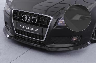 CSR Frontspoiler | Cup-Spoilerlippe mit ABE für Audi A5 8T CSL378-S strukturiert schwarz matt (keine Lackierung erforderlich)