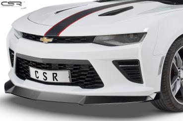 CSR Frontspoiler | Cup-Spoilerlippe mit ABE für Chevrolet Camaro 6 CSL379-G Glossy schwarz Hochglanz (keine Lackierung erforderlich)