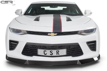CSR Frontspoiler | Cup-Spoilerlippe mit ABE für Chevrolet Camaro 6 CSL379-C Carbon Look Hochglanz (keine Lackierung erforderlich)