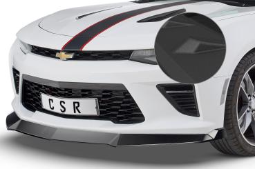CSR Frontspoiler | Cup-Spoilerlippe mit ABE für Chevrolet Camaro 6 CSL379-S strukturiert schwarz matt (keine Lackierung erforderlich)
