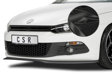 CSR Frontspoiler | Cup-Spoilerlippe mit ABE für VW Scirocco III CSL383-G Glossy schwarz Hochglanz (keine Lackierung erforderlich)