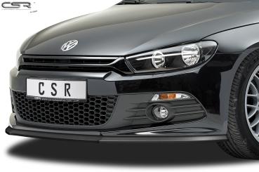 CSR Frontspoiler | Cup-Spoilerlippe mit ABE für VW Scirocco III R-Line CSL385-S strukturiert schwarz matt (keine Lackierung erforderlich)
