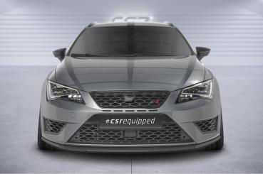 CSR Frontspoiler | Cup-Spoilerlippe mit ABE für Seat Leon 3 (Typ 5F) Cupra/FR CSL391-G Glossy schwarz Hochglanz (keine Lackierung erforderlich)