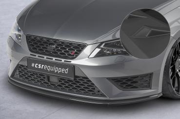 CSR Frontspoiler | Cup-Spoilerlippe mit ABE für Seat Leon 3 (Typ 5F) Cupra/FR CSL391-L Lackierung erforderlich (unlackiert roh)