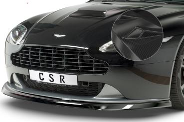 CSR Frontspoiler | Cup-Spoilerlippe mit ABE für Aston Martin Vantage CSL392-C Carbon Look Hochglanz (keine Lackierung erforderlich)
